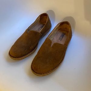 Suede moccasins